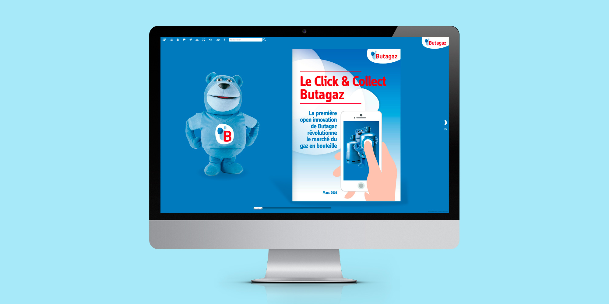 Butagaz - Click & Collect - dossier de presse digital - home - IDDP