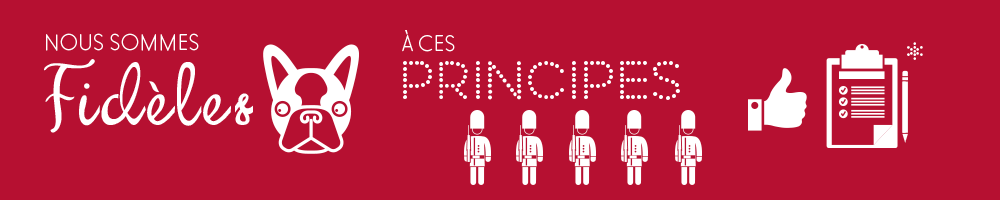 Nous sommes fidèles à ces principes